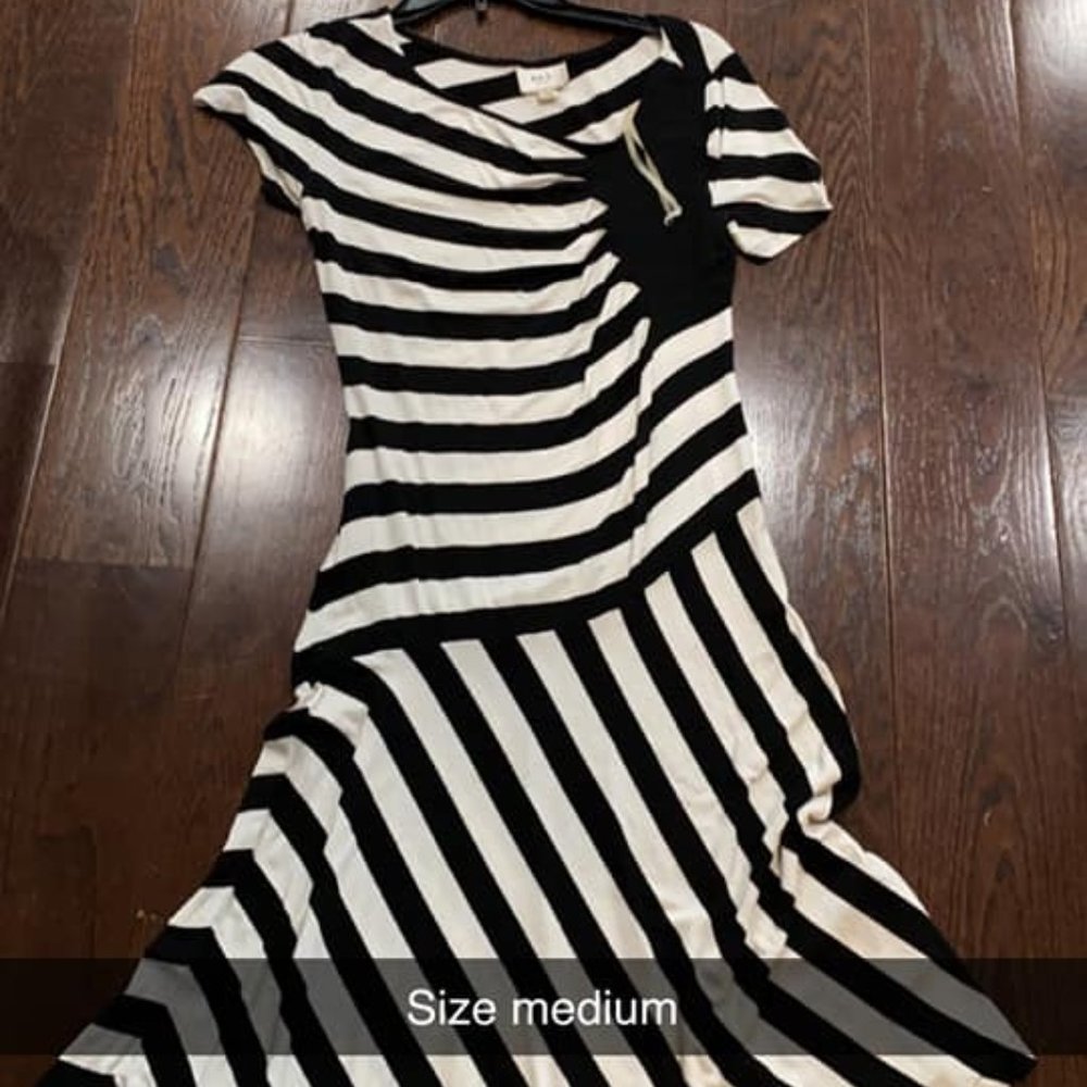 Black and White Dress